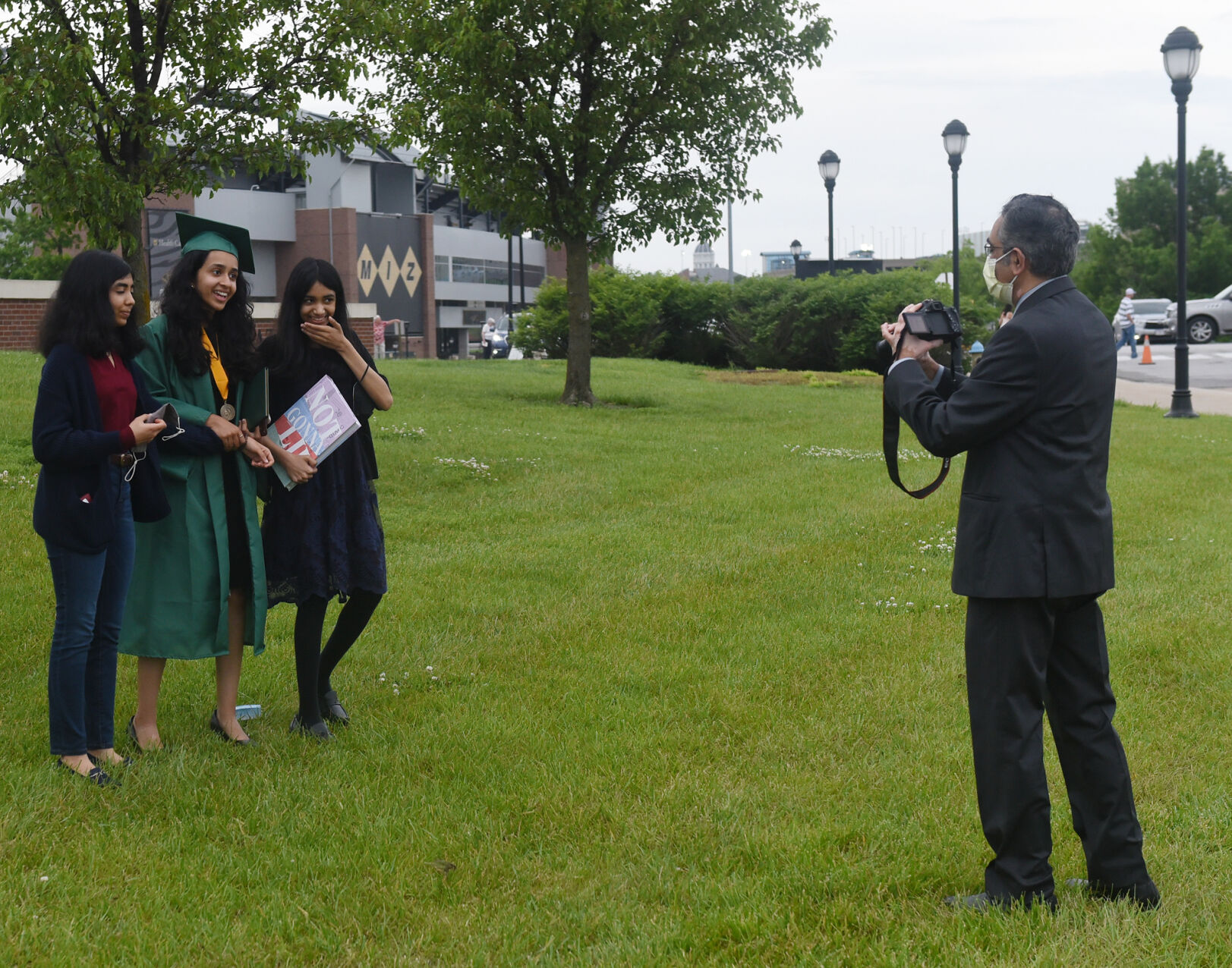 Rock Bridge graduate Shruti Gautam stands for a photo